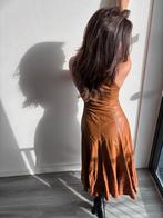 Tommy Hilfiger Leren Jurk, Kleding | Dames, Jurken, Bruin, Ophalen of Verzenden, Maat 36 (S), Gedragen