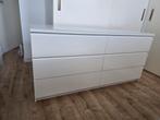 IKEA Malm ladekast met 6 lades en glasplaat, Gebruikt, 5 laden of meer, 150 tot 200 cm, Ophalen of Verzenden