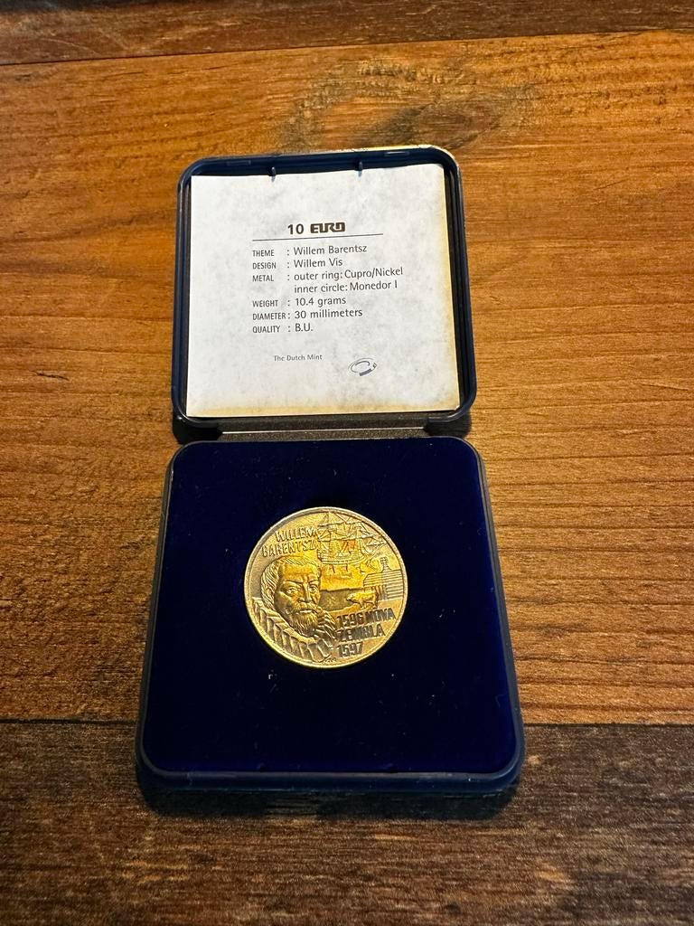10 Euro Willem Barentsz munt 1996, Ophalen of Verzenden, Koningin Beatrix, Euro's, Losse munt