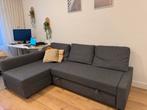 IKEA FRIHETEN Hoekbank-slaapbank met opbergruimte, Ophalen, Tweepersoons, 140 cm, Zo goed als nieuw