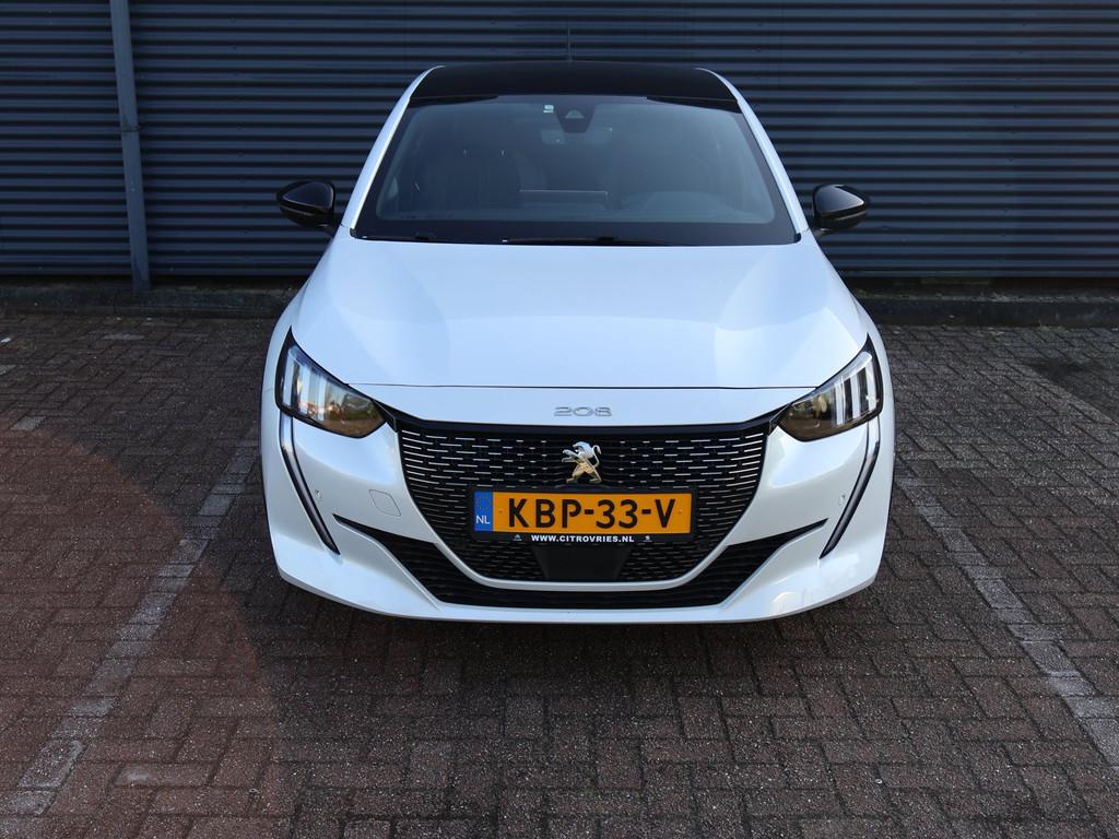 Peugeot 208 1.2 PureTech GT-Line Camera Apple Carplay Leder, 101 pk, Gebruikt, Euro 6, Leder en Stof