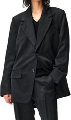 ADNYM ATELIER SATIJNEN BLAZER, MAAT S (NEW €595)️️️💖💖💖, Zwart, Ophalen of Verzenden, Zo goed als nieuw, Jasje