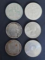 Zes zilveren munten, Postzegels en Munten, Munten en Bankbiljetten | Verzamelingen, Ophalen of Verzenden