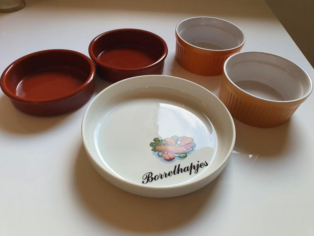 Borrel schaaltjes, Ophalen of Verzenden, Overige stijlen, Schaal of Schalen