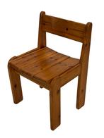 Vintage massief grenen stoel Ate van Apeldoorn, Ophalen, Gebruikt, Bruin, Ate van Apeldoorn