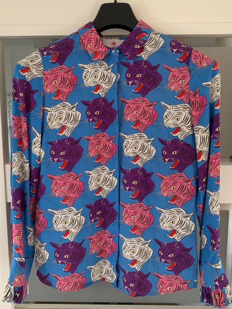 Zijden blouse van Herzen’s Angelegenheit maat 38, Ophalen of Verzenden, Zo goed als nieuw, Maat 38/40 (M), Overige kleuren