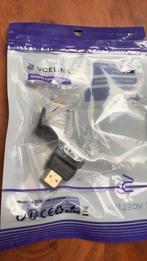 2x 2 nieuwe verpakkingen met hoek audio/video adapters, Ophalen of Verzenden, Nieuw, Minder dan 2 meter, HDMI-kabel