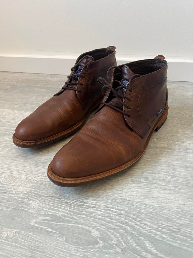 Floris van Bommel Boots - Maat 42,5, Ophalen of Verzenden, Zo goed als nieuw, Bruin, Boots
