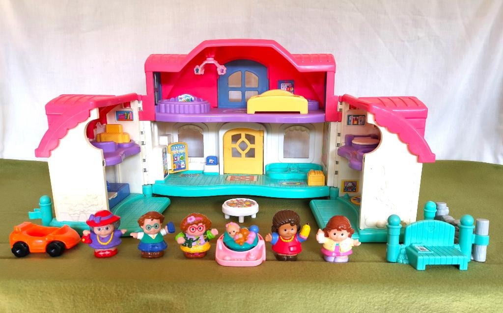 little people (fisher price), Kinderen en Baby's, Ophalen, Zo goed als nieuw, Speelset, Met geluid