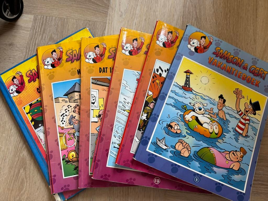 7 Samson & Gert stripboeken, Meerdere stripboeken, Ophalen of Verzenden, Gelezen