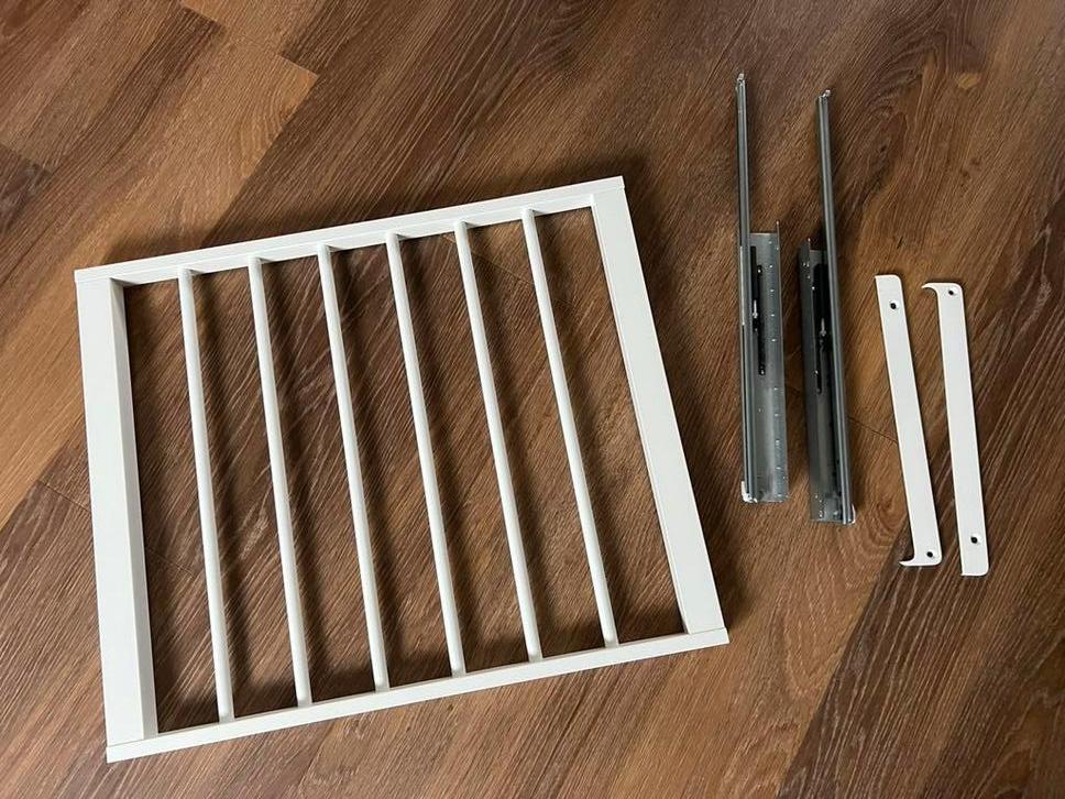 Ikea Komplement Broekhanger Wit, Zo goed als nieuw, Minder dan 100 cm, Metaal, Met hangruimte
