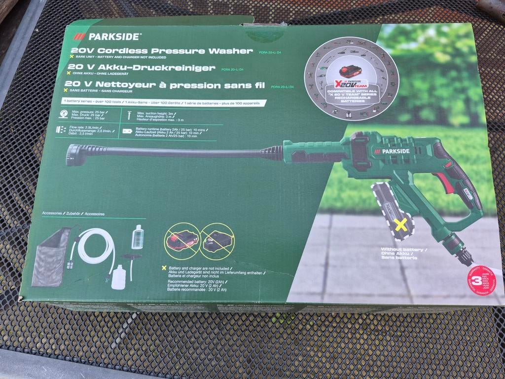 Nieuw accu hogedrukreiniger 20v, Doe-het-zelf en Verbouw, Verzenden, Nieuw, Overige typen