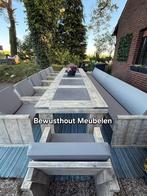 Steigerhout Hoekbank/Tuinset. Lente kortingen!, Tuin en Terras, Steigerhout, Ophalen of Verzenden, Zo goed als nieuw, Stoel
