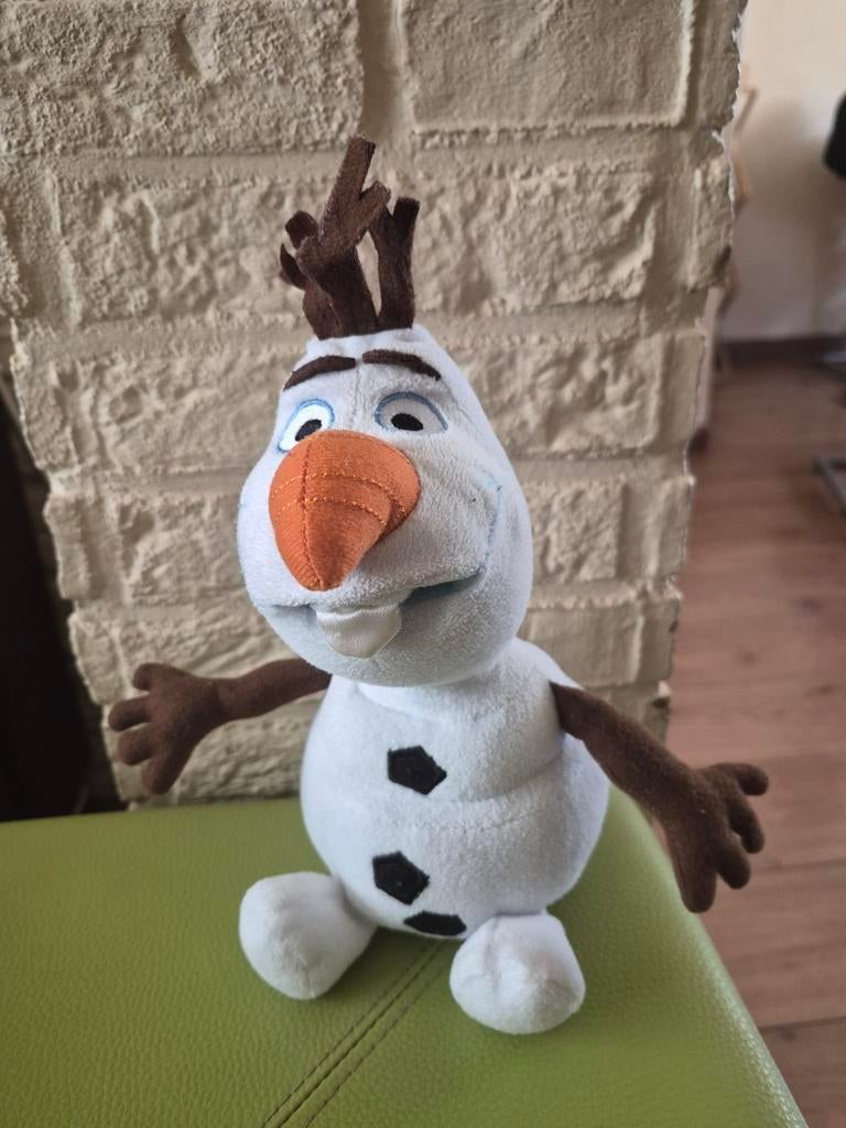 Frozen sneeuwpop Olaf knuffel., Kinderen en Baby's, Ophalen of Verzenden, Zo goed als nieuw, Overige typen