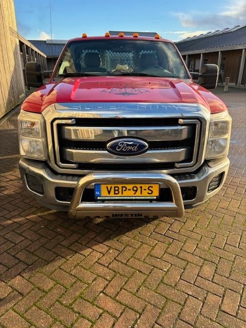 Ford F350 super duty 2011  LPG, Auto's, Bestelauto's, 8 cilinders, 416 pk, Bedrijf, Grijs