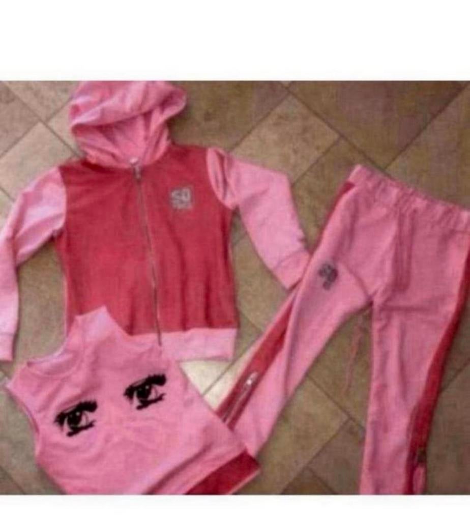 Miss Grant Joggingpak 3-delig Maat 116, Kinderen en Baby's, Kinderkleding | Maat 116, Ophalen of Verzenden, Zo goed als nieuw