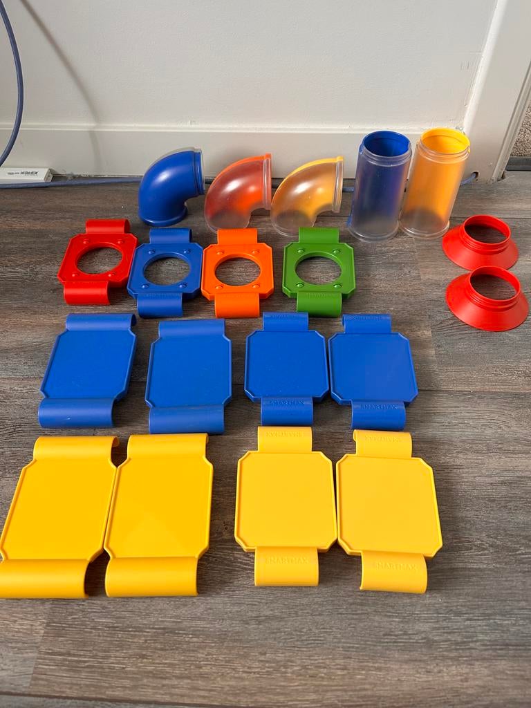 Snartmax Ballenbaan / knikkerbaan / autobaan set, Ophalen of Verzenden, Gebruikt, Overige merken