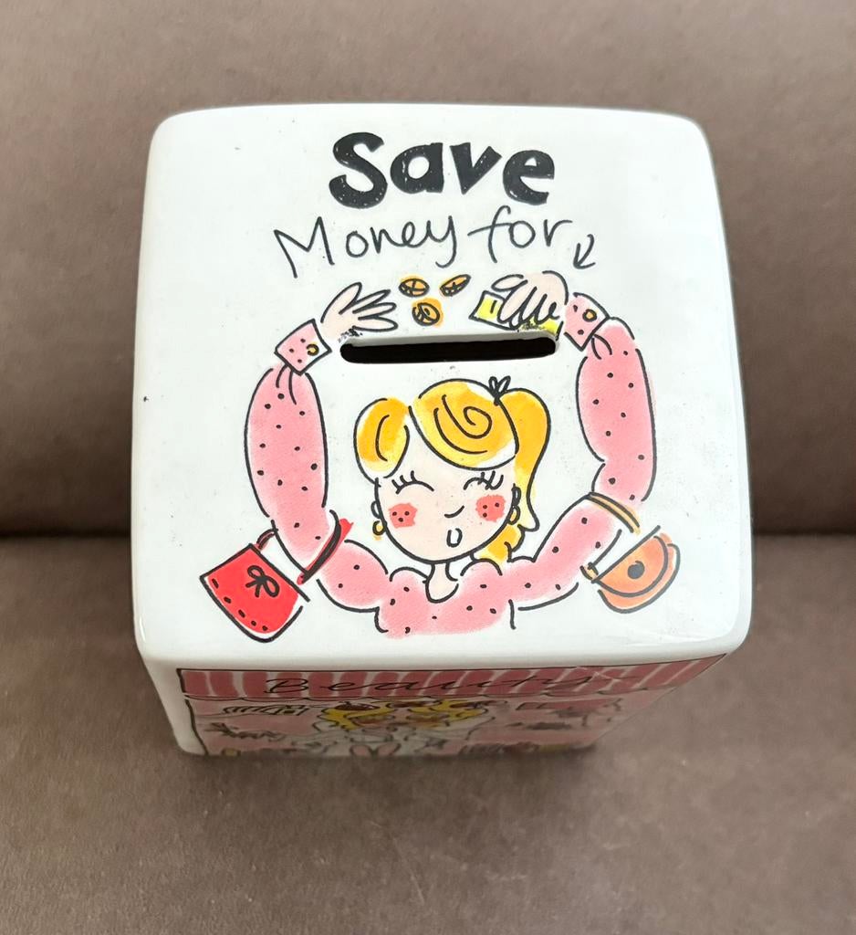 Blond Amsterdam spaarpot, Ophalen, Zo goed als nieuw, Steen, Aardewerk of Keramiek, Overige thema's