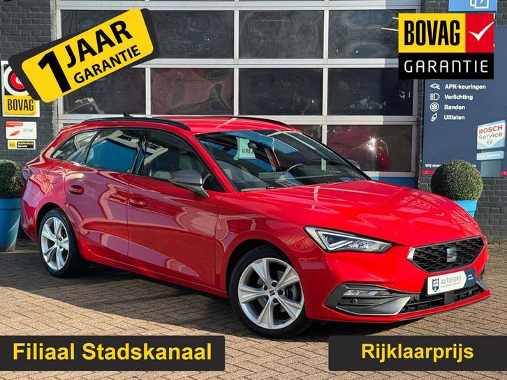 SEAT Leon Sportstourer 1.5 eTSI FR Launch Edition, Auto's, Seat, Bedrijf, Te koop, Leon, ABS, Achteruitrijcamera, Adaptive Cruise Control