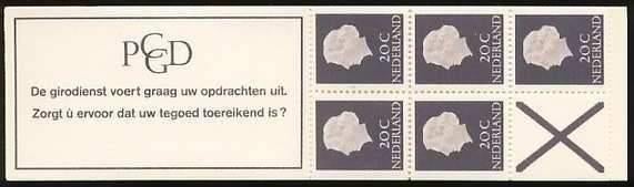 Nederland Postzegelboekje 6a postfris 1966, Postzegels en Munten, Postzegels | Nederland, Ophalen of Verzenden, Na 1940, Postfris