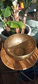 Tibetaanse klankschaal - Boeddha & Chakra - 24cm, Muziek en Instrumenten, Percussie, Ophalen of Verzenden, Zo goed als nieuw, Melodische percussie