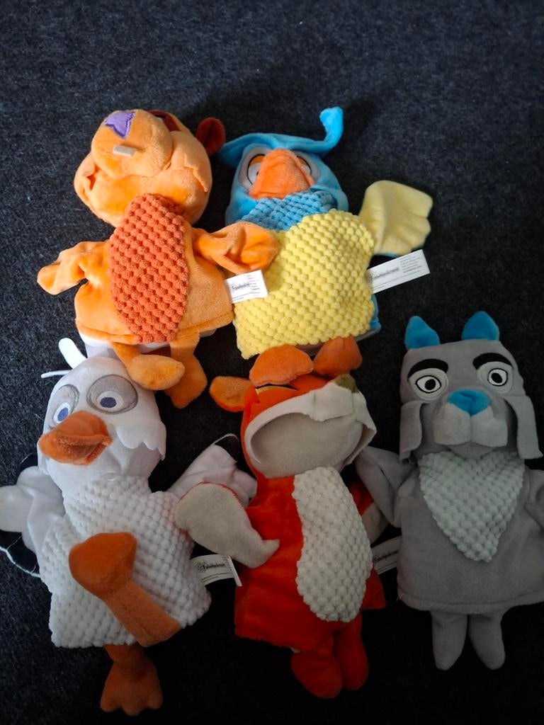 Handpoppen Fabeltjeskrant, Ophalen, Overige typen