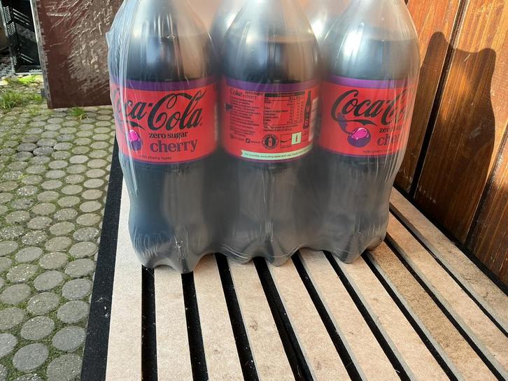 Tk coca cola zero sugar cherry per 6 verpakt  tht 31-07-26 ., Diversen, Levensmiddelen, Ophalen