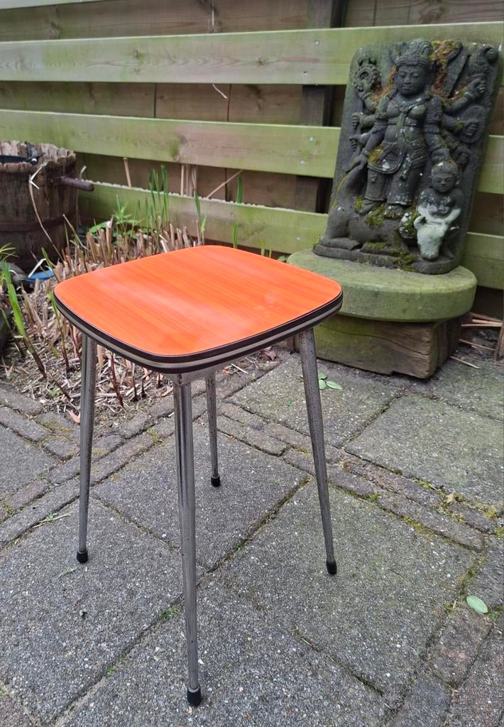 Vintage/retro  krukje jaren 70?, Huis en Inrichting, Krukjes, Ophalen of Verzenden, Hout