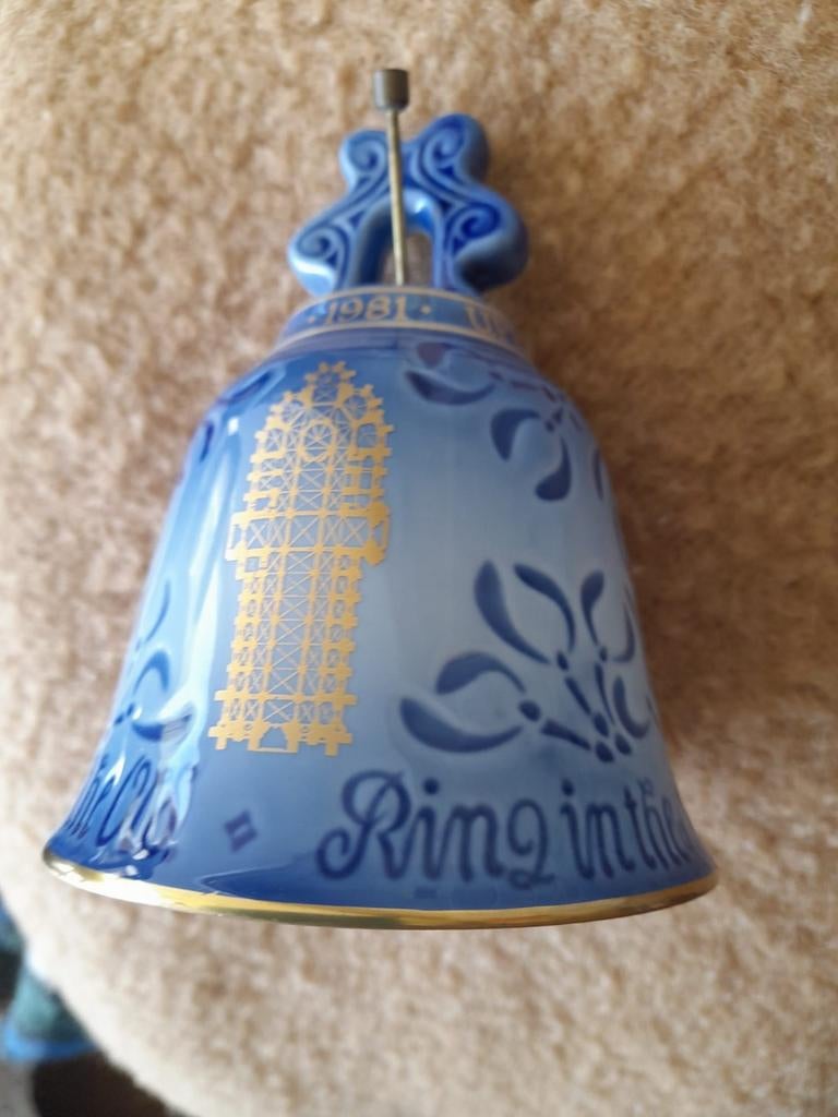 Bing & Grøndahl Kerstklok 1981 - Porselein, Ophalen of Verzenden