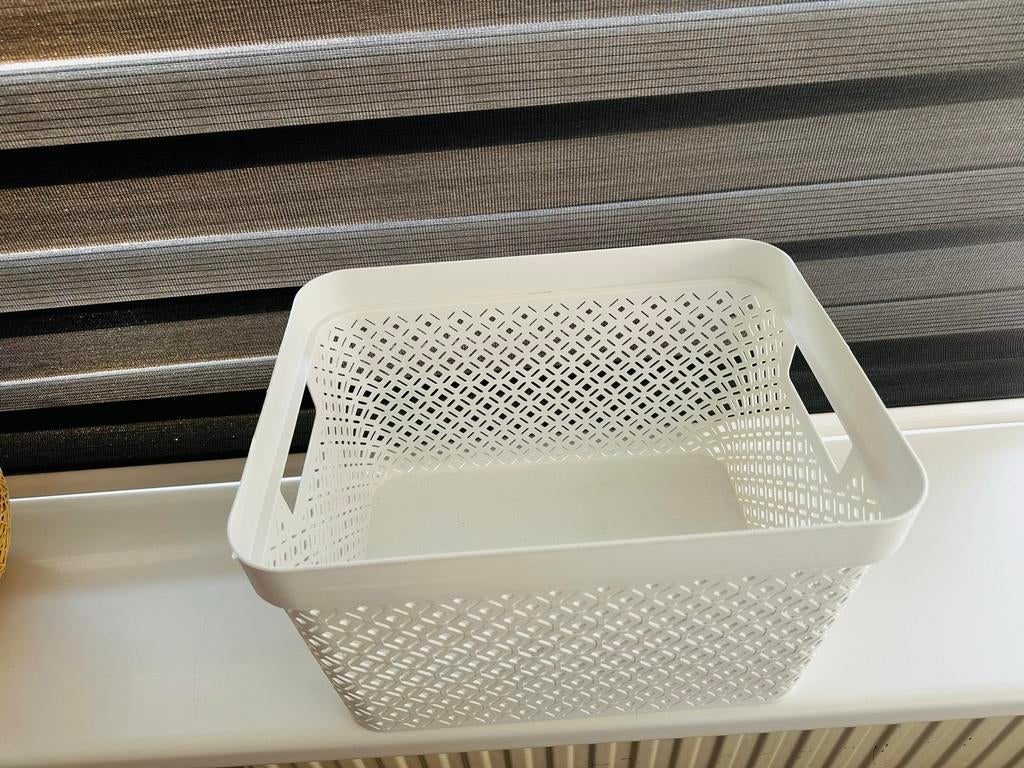 Curver Opbergbox Wit 17L - Gerecycled Plastic storage white, Ophalen, Kunststof, Mand, Nieuw