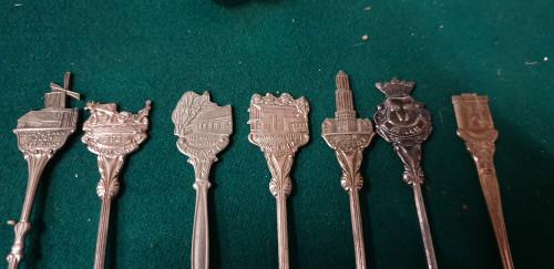 koffielepels arnhem 7 stuks, Ophalen of Verzenden, 'T Olde Gre-j, Info@toldegrej.nl, Endepoelstraat 20f Didam