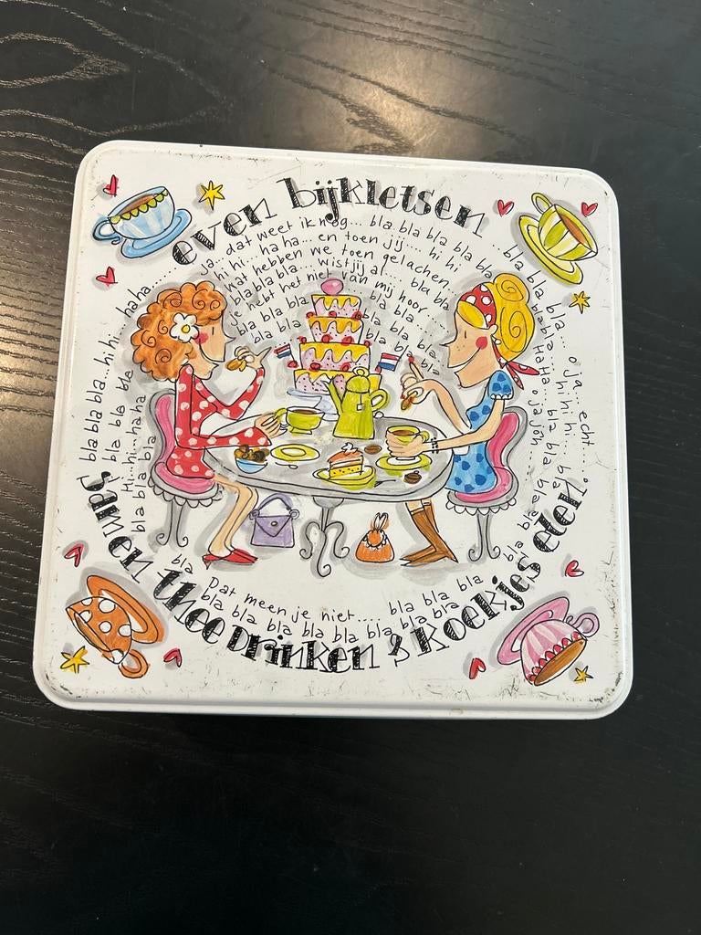 Koekblik Blond - Even bijkletsen, Ophalen of Verzenden, Gebruikt