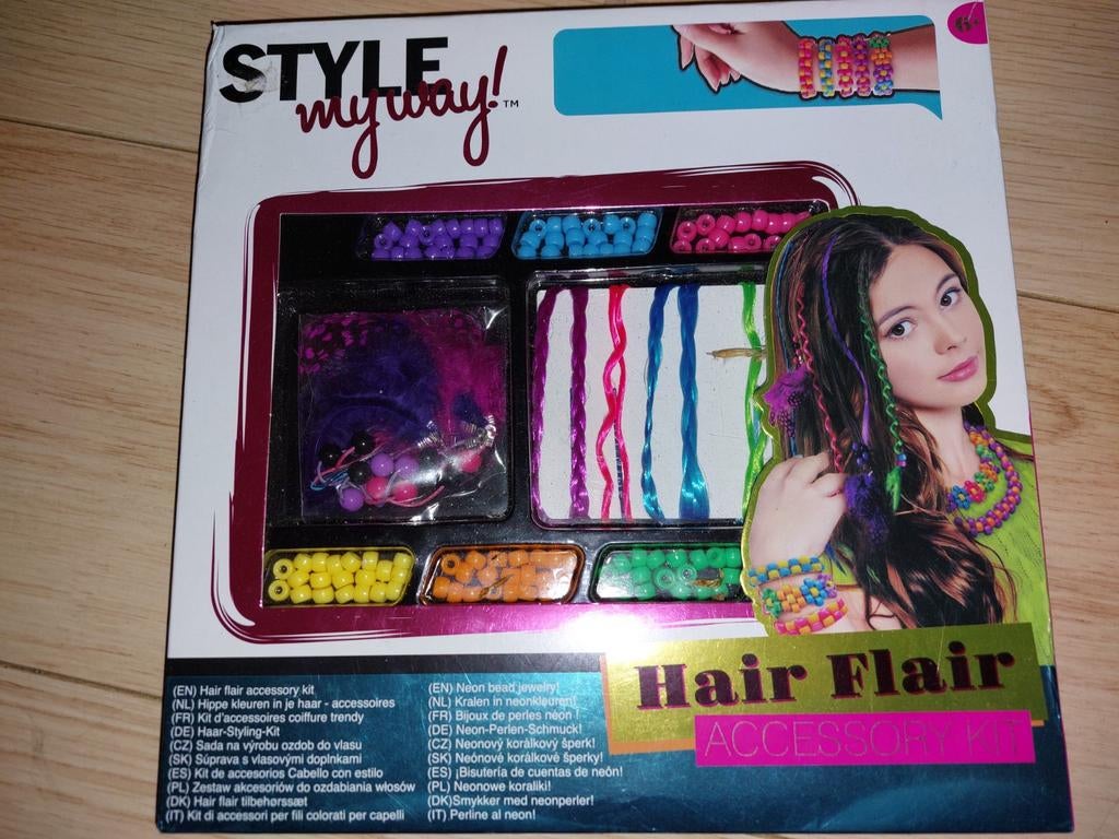 Style My Way Hair Flair accessoire kit, Ophalen, Nieuw