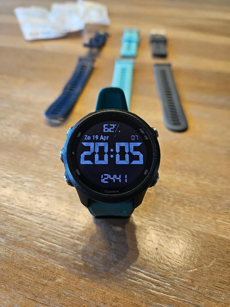 Garmin Forerunner 245 Music, Sieraden, Tassen en Uiterlijk, Sporthorloges, Ophalen, Gebruikt, Zwart, Garmin