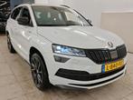 Skoda Karoq 1.5 TSI 150pk Automaat Sportline Business | Comf, Auto's, 12 maanden, Stof, 4 cilinders, Wit