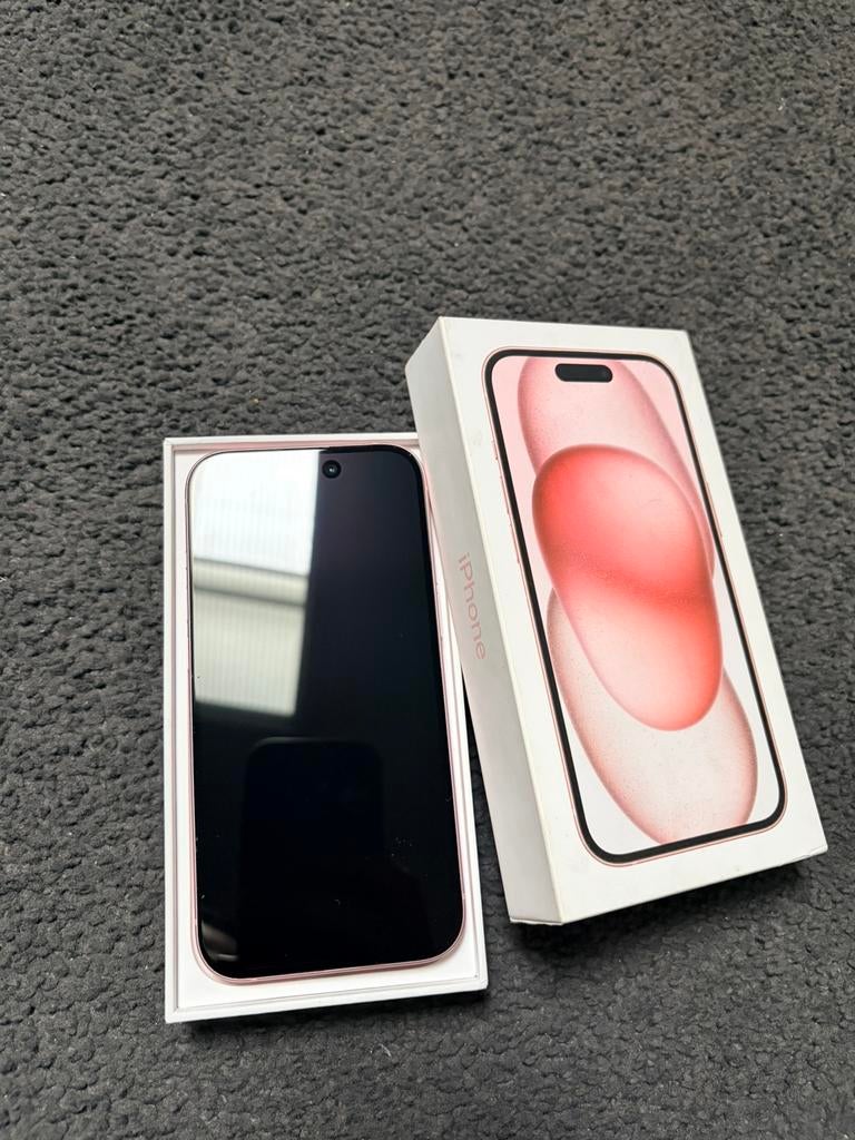 IPHONE 15 | 128GB | IN GOEDE CONDITIE ✨, Telecommunicatie, Mobiele telefoons | Apple iPhone, Ophalen, 128 GB, IPhone 15, Zo goed als nieuw