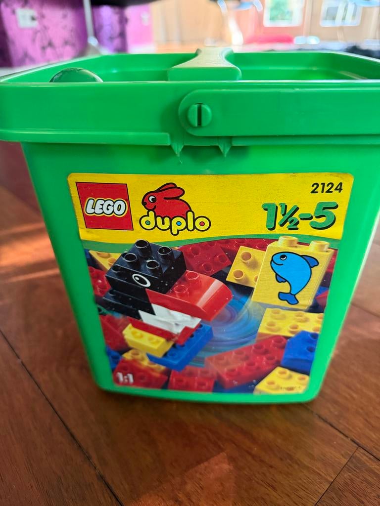Leuke Lego Duplo stenen in emmer, Kinderen en Baby's, Speelgoed | Duplo en Lego, Ophalen, Gebruikt, Losse stenen, Duplo