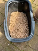 Kattenbak + 2 zakken houtkorrrels, Dieren en Toebehoren, Ophalen, Zo goed als nieuw