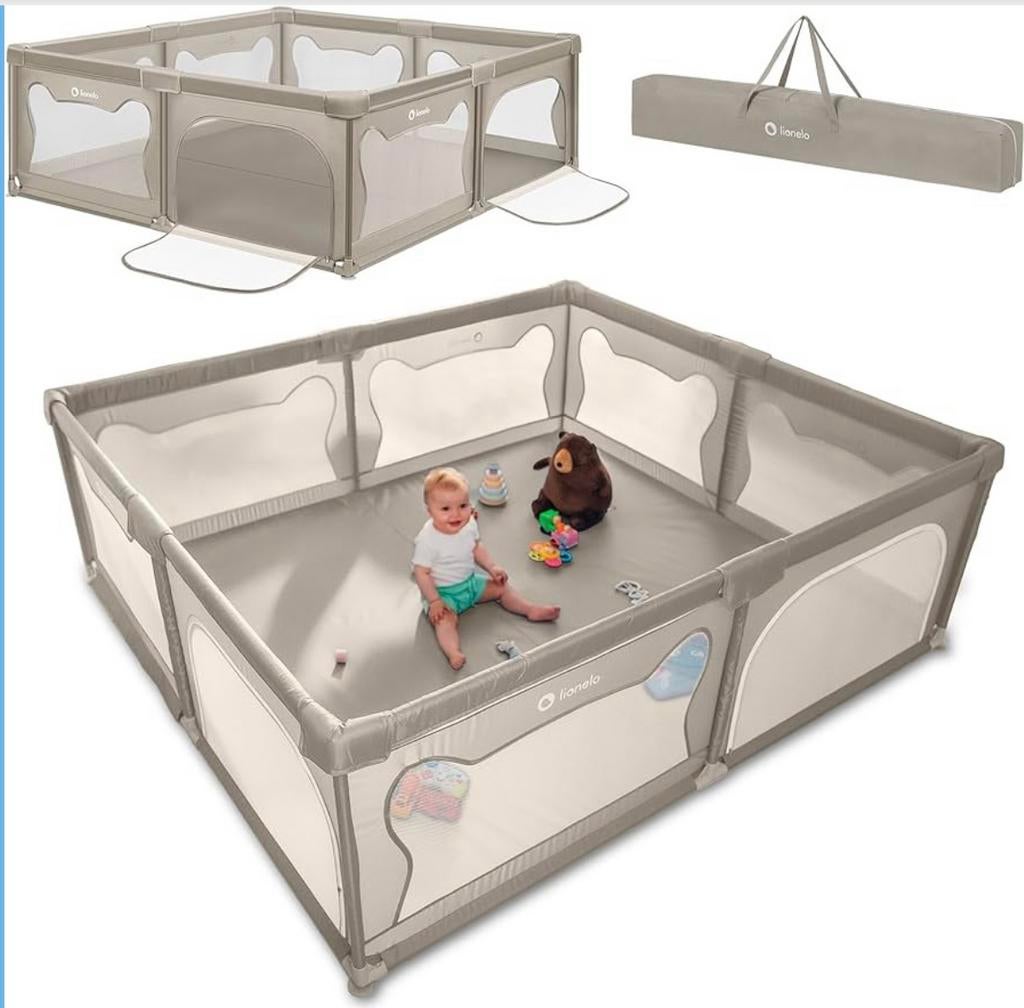 Lionelo kinderbox babybox XL speelruimte, Kinderen en Baby's, Boxen, Ophalen of Verzenden, Zo goed als nieuw