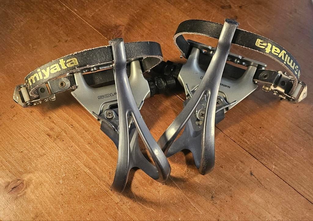 Shimano 105 pedalen met Koga Miyata Straps, Ophalen of Verzenden