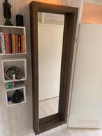 Mooie spiegel met rieten rand, Huis en Inrichting, Gebruikt, Ophalen of Verzenden, 150 tot 200 cm, Rechthoekig