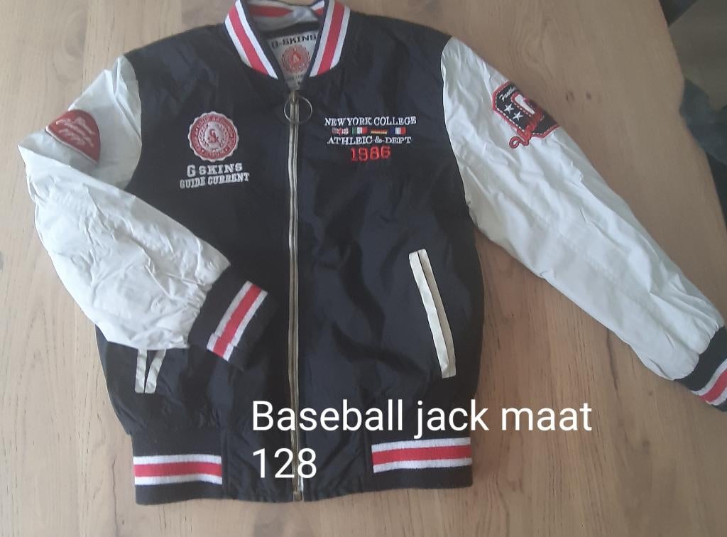 Baseball Jack maat 128, Ophalen of Verzenden, Gebruikt, Jongen of Meisje, Jas
