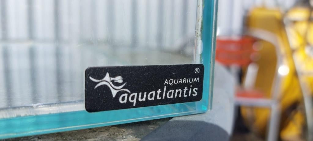Aquarium 30x30x30 + kast, Dieren en Toebehoren, Vissen | Aquaria en Toebehoren, Ophalen, Gebruikt, Leeg aquarium, Aquatlantis