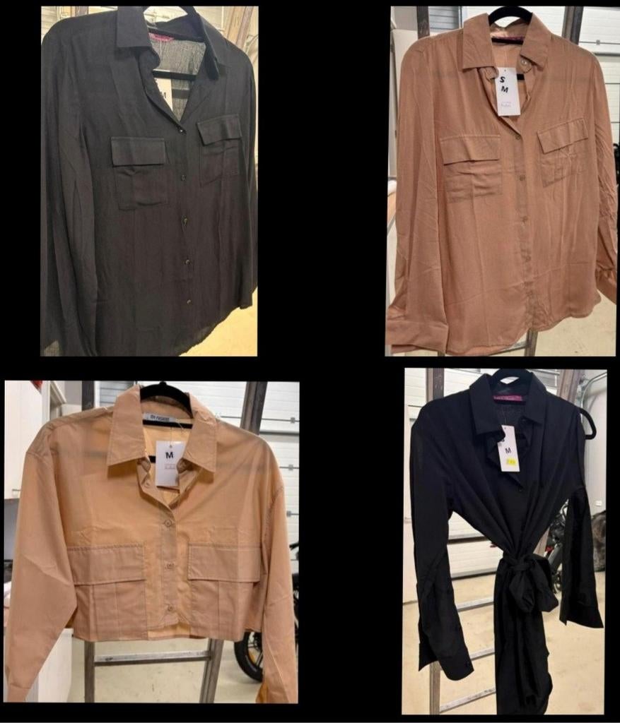 Partij restpartij blouse blousjes 9 stuks, Kleding | Dames, Ophalen, Nieuw, Maat 38/40 (M)