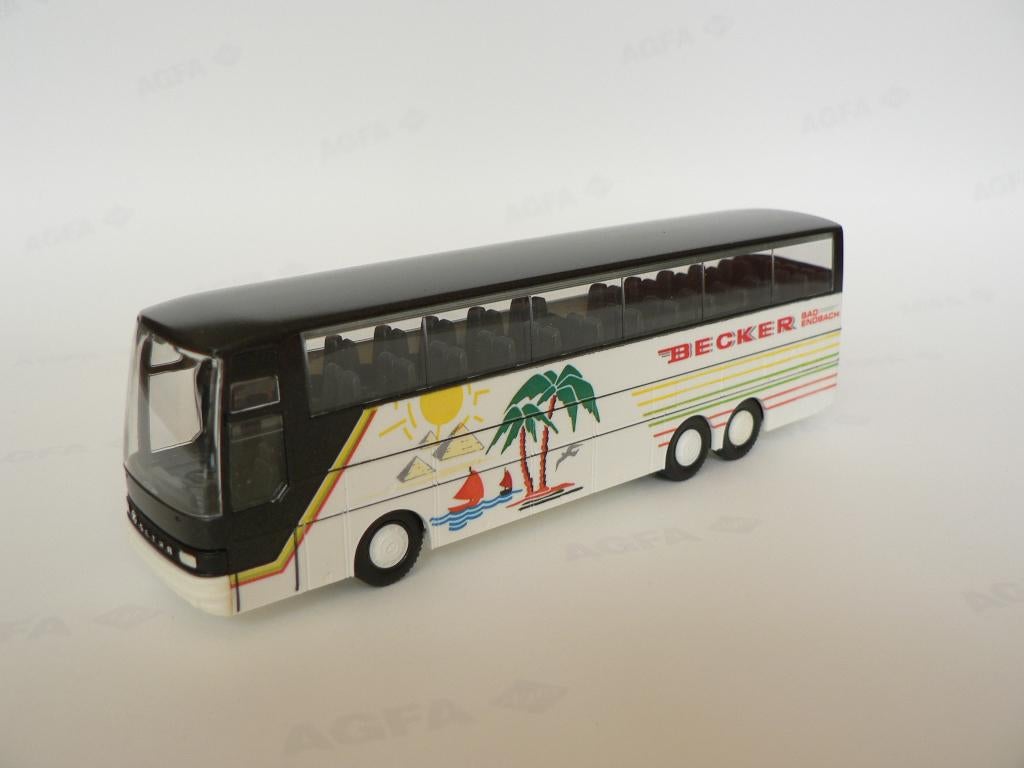 Herpa Setra reisbus "Becker", Hobby en Vrije tijd, Modelauto's | 1:87, Ophalen of Verzenden, Nieuw, Bus of Vrachtwagen, Herpa