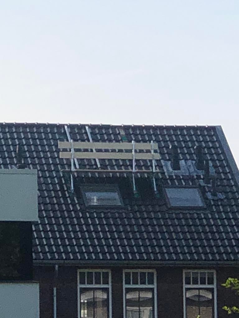 Te huur: Dakschragen / Daksteiger., Doe-het-zelf en Verbouw, Steigers, Ophalen, Zo goed als nieuw, Daksteiger, 2 tot 5 meter