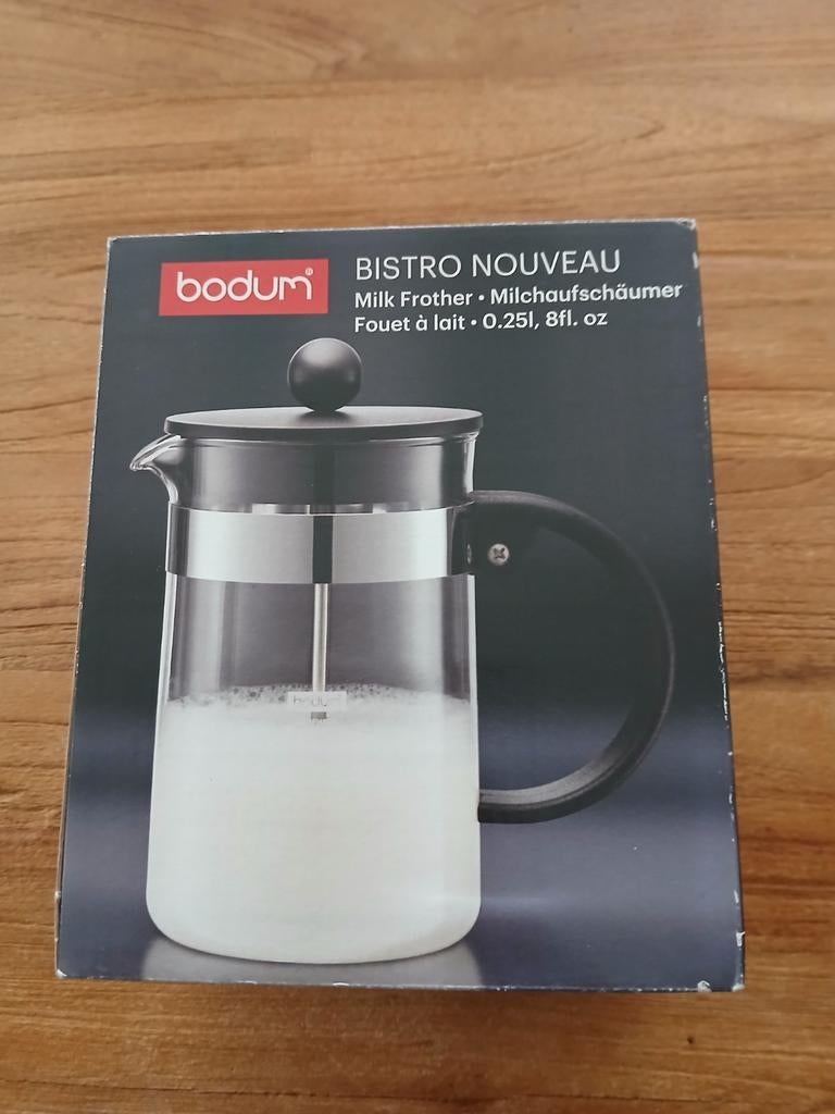 Bodum Bistro Nouveau Melkopschuimer - Nooit gebruikt, 1 kopje, Ophalen of Verzenden, Nieuw, Overige modellen