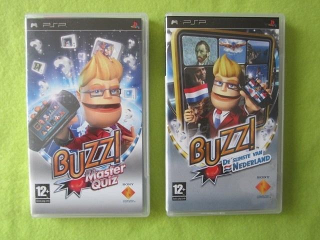 Buzz Quiz PSP Playstation, Spelcomputers en Games, Games | Sony PlayStation Portable, Nieuw, Puzzel en Educatief, 3 spelers of meer