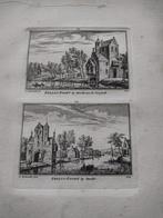 223/224 Utrecht de Pelluspoort Kopergravure 18e Eeuw dl 3, Antiek en Kunst, Kunst | Etsen en Gravures, Ophalen of Verzenden