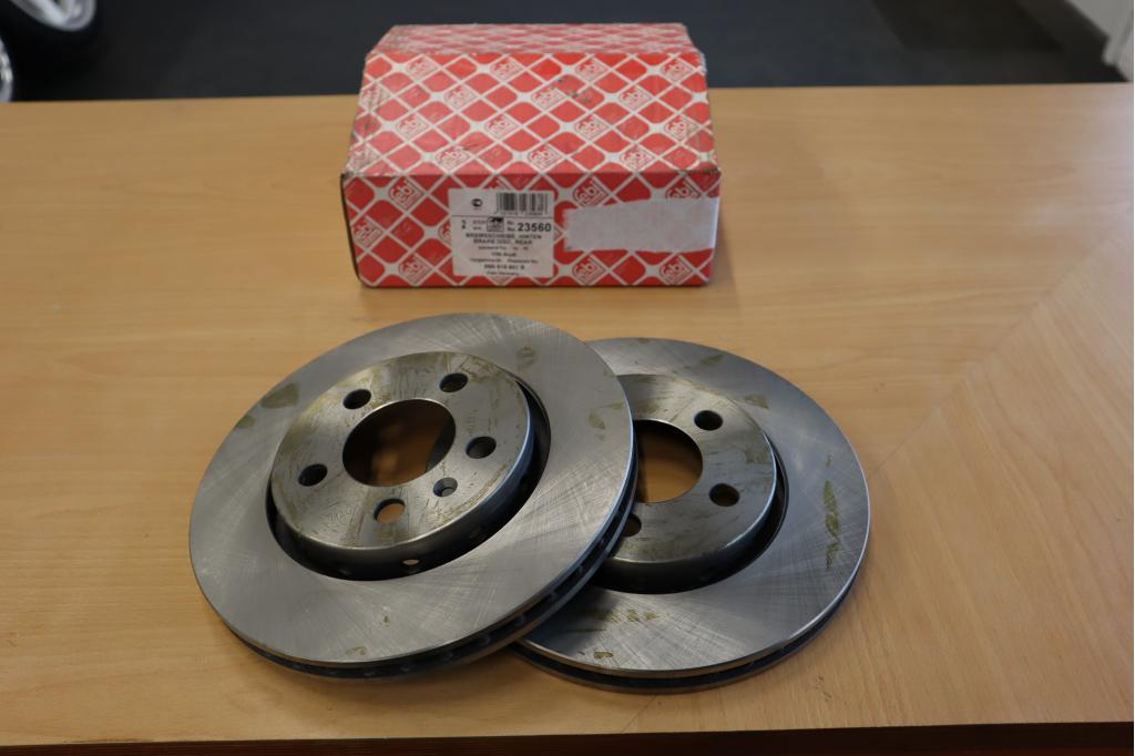 Volkswagen Golf 4 Achter remschijven set FEBI 256mm, Seat, Niet ingevuld, Nieuw, Niet ingevuld